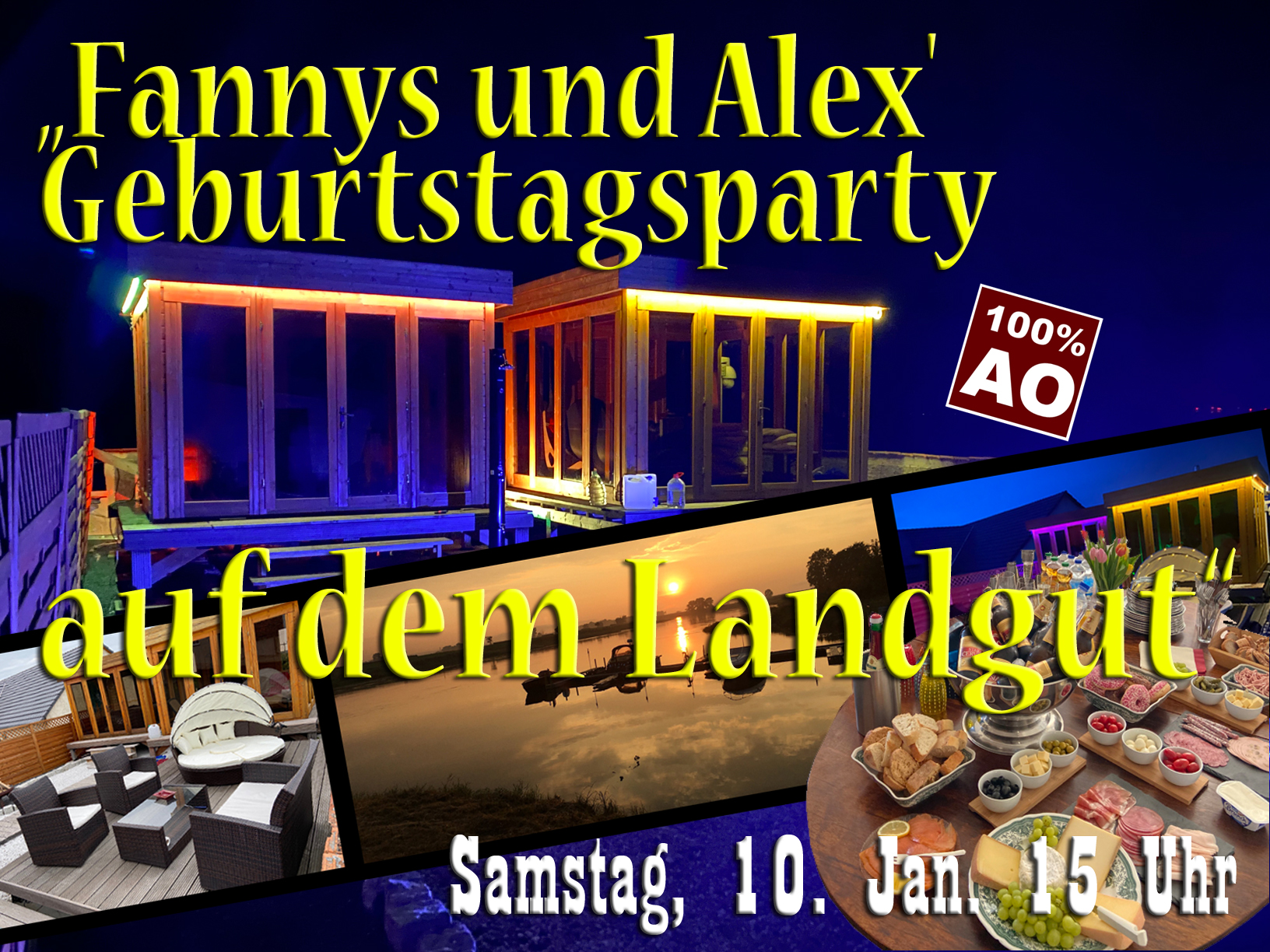 Season-Opening: Fanny's und Alex' Geburtstagsparty